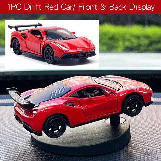 FERRARI RED - Drift Rotating Auto Turning Gyroscope Alloy Car Model