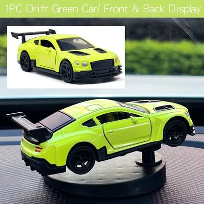 BUGATTI BLACK - Drift Rotating Auto Turning Gyroscope Alloy Car Model