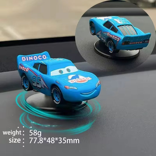 LIGHTNING MCQUEEN BLUE - Drift Rotating Auto Turning Gyroscope Alloy Car Model
